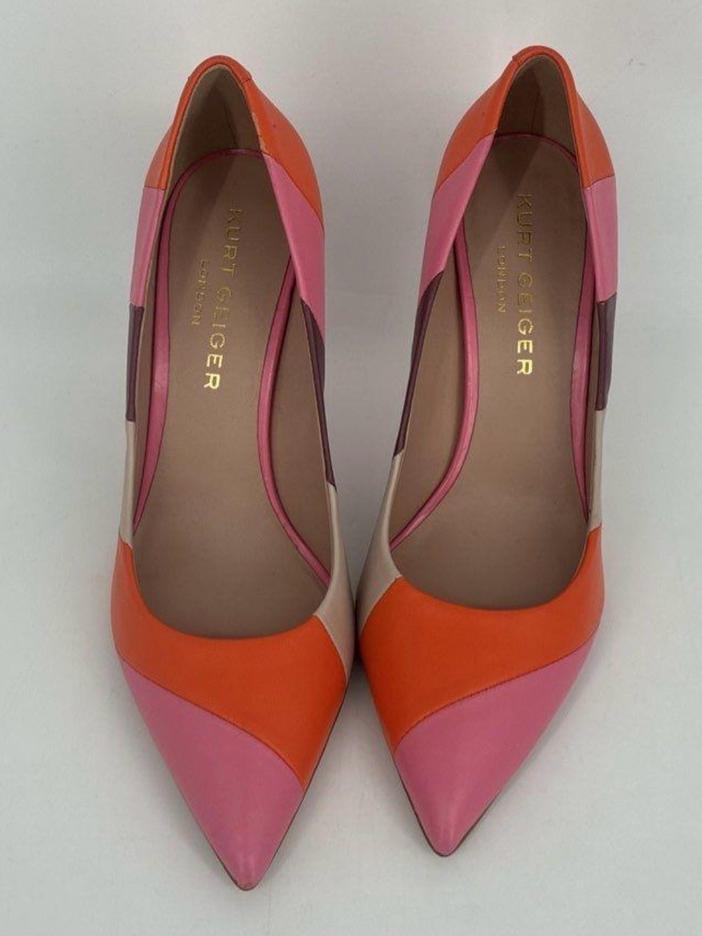 Kurt Geiger Britton 90 Stripe Pump Size 37.5